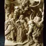 Vladimir Rusinov: 'Escape of Queen from lock of Blua', 2010 Wood Sculpture, Mythology. Artist Description:  I would like to show my new art brand: Paintings of P. P. Rubens ( 17- 18th century) - - > The canvases of Rubens in J. M. Nattie engravings ( 18th century ) - - - > Ruben' s artworks in high relief images of Vladimir Rusinov ( 21- th century ) . ...