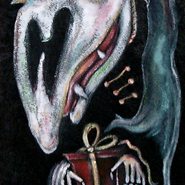 Voodoo Velvet: 'I got your nose', 2011 Acrylic Painting, Satire. Artist Description:    Acrylic painted on black velvet, velvet painting. Come see the bizarre, the beautiful, the surreal!One of a kind original velvet paintings, created for your enjoyment.  For more information visit: www. voodoovelvet. com   ...