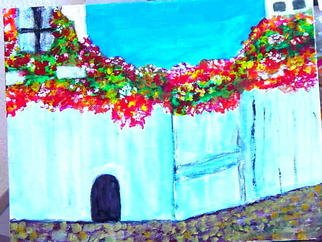Vincent Sferrino: 'Spanish Courtyard', 2003 Acrylic Painting, Scenic.  This was painted during a visit to Spain ...