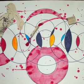Randall Fox Artwork SACRED MEMORIES RED BOY, 1996 Mixed Media, Archetypal