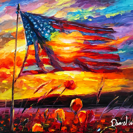Daniel Wall: 'american dream', 2020 Oil Painting, Love. Artist Description:  patriate, patriotism, patriotic...