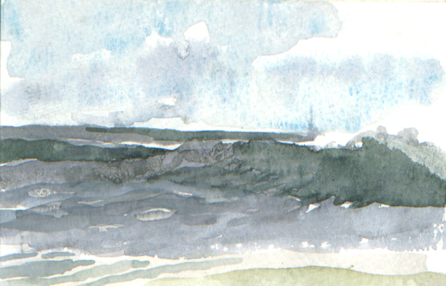Walter King  'Fenwick Wave', created in 2003, Original Collage.