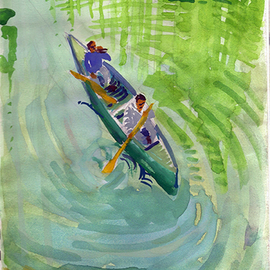canoe By Walter King