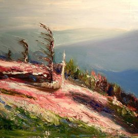 Wayne Wilcox: 'Prevailing Winds LeConte Series', 2007 Oil Painting, Landscape. 