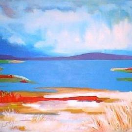 Wayne Wilcox: 'Watercolor Vacation', 2003 Acrylic Painting, Landscape. 