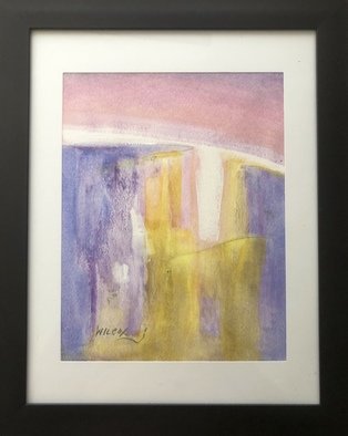 Wayne Wilcox: 'untitled 4', 2020 Watercolor, Abstract. Landscape...
