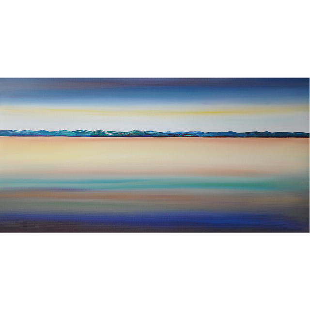 Thomas Gress  'Blue Seascape', created in 2019, Original Painting Acrylic.