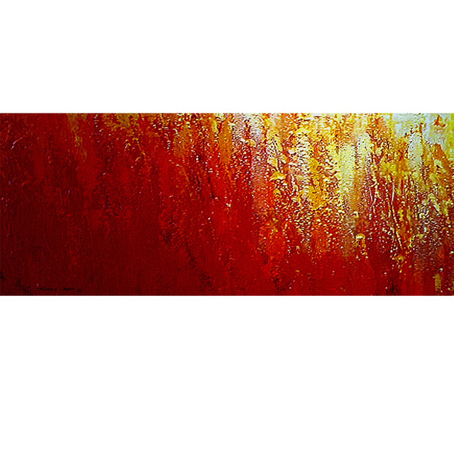 Artist Thomas Gress. 'Red Waterfall' Artwork Image, Created in 2019, Original Painting Acrylic. #art #artist