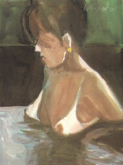 Harry Weisburd  'Hot Tub  Babe', created in 2006, Original Pottery.