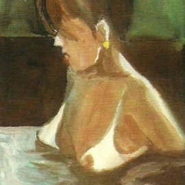 Liz In Hot Tub By Harry Weisburd
