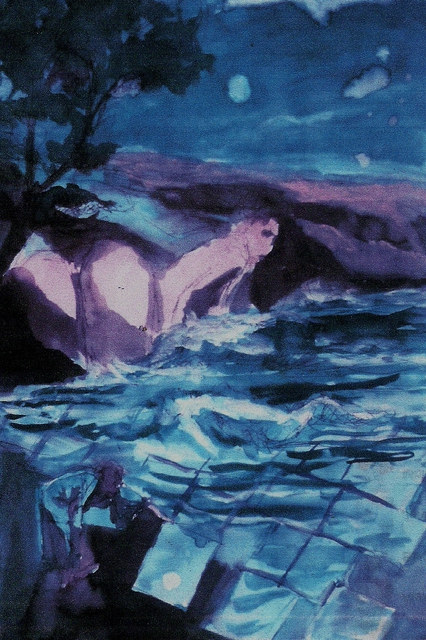 Artist Harry Weisburd. 'Mother Nature Creating Ocean Earth Goddess Hill' Artwork Image, Created in 2013, Original Pottery. #art #artist