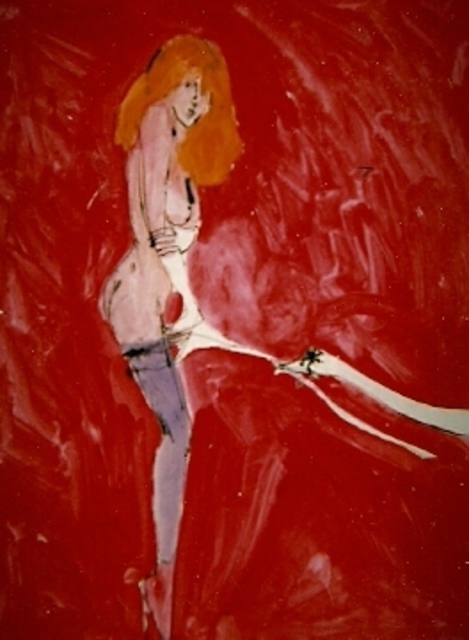 Artist Harry Weisburd. 'Myth  Contemporary Leda And Swan 3' Artwork Image, Created in 2008, Original Pottery. #art #artist