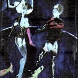 Pole Dancers By Harry Weisburd