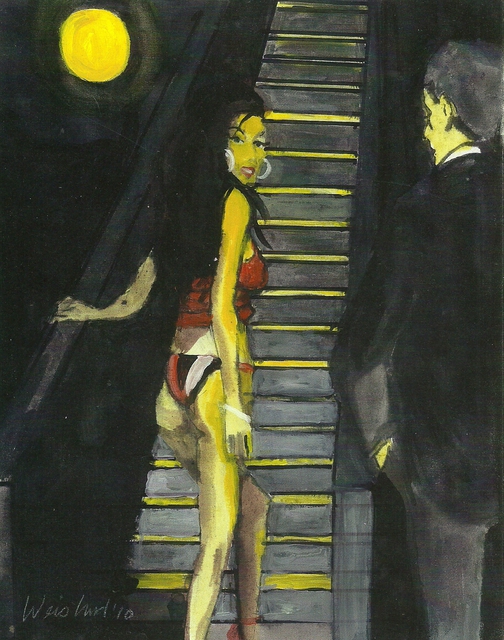Harry Weisburd  'Stairway To Heaven Moonlite Serenade', created in 2010, Original Pottery.