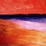 Sunset At The Beach , Harry Weisburd
