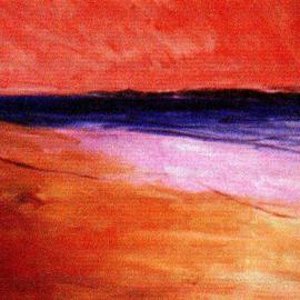 Sunset At The Beach , Harry Weisburd