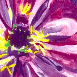 Violet Flower By Harry Weisburd