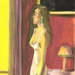 WOMAN BY SUNLIT WINDOW By Harry Weisburd