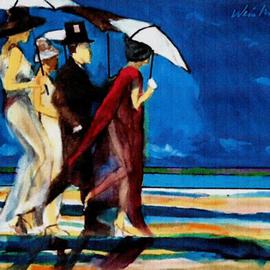 Walk On The Beach  By Harry Weisburd