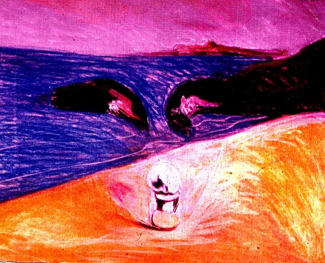 Artist Harry Weisburd. 'Face Of Spirit Homage Dali' Artwork Image, Created in 2015, Original Pottery. #art #artist
