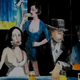 homage to manet au cafe By Harry Weisburd