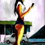 iphone babe in short shorts By Harry Weisburd