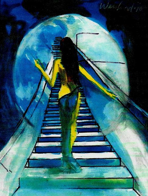 Artist Harry Weisburd. 'Stairway To Heaven' Artwork Image, Created in 2010, Original Pottery. #art #artist