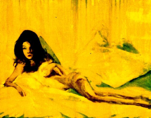 Artist Harry Weisburd. 'Yellow Nude' Artwork Image, Created in 2012, Original Pottery. #art #artist