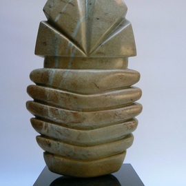 Pim Van Der Wel: 'Fiesta', 2007 Stone Sculpture, Abstract. Artist Description:    A sculpture of Brazilian softstone ...