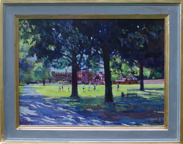 David Welsh  'College Field, Eton', created in 2013, Original Painting Oil.
