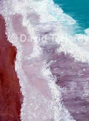 David Hardy: 'Hawaii Beach', 2010 Acrylic Painting, Impressionism. 