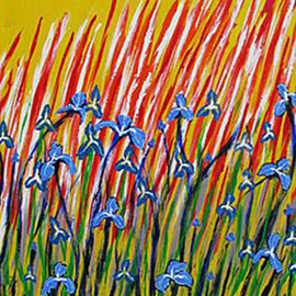 Irises By David Hardy