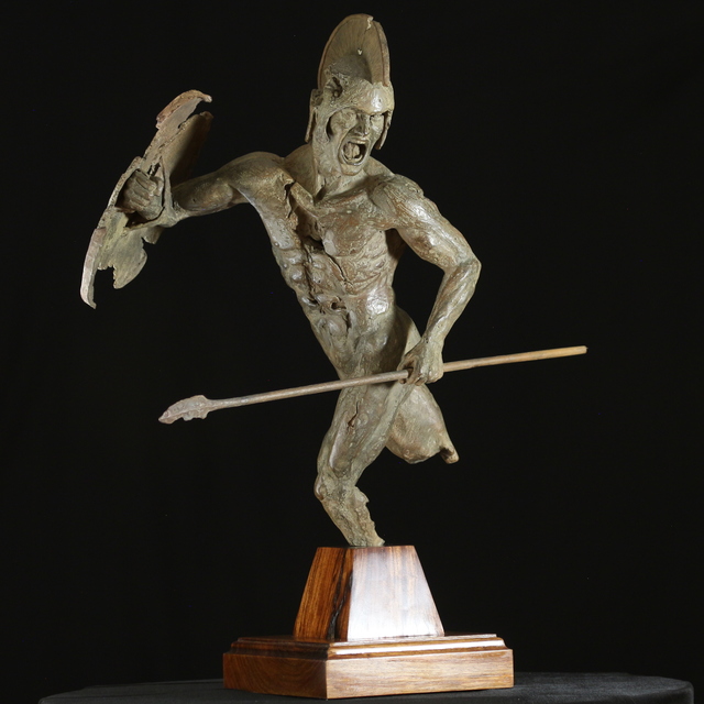 Artist Willem Botha. 'Ares The God Of War' Artwork Image, Created in 2019, Original Sculpture Bronze. #art #artist