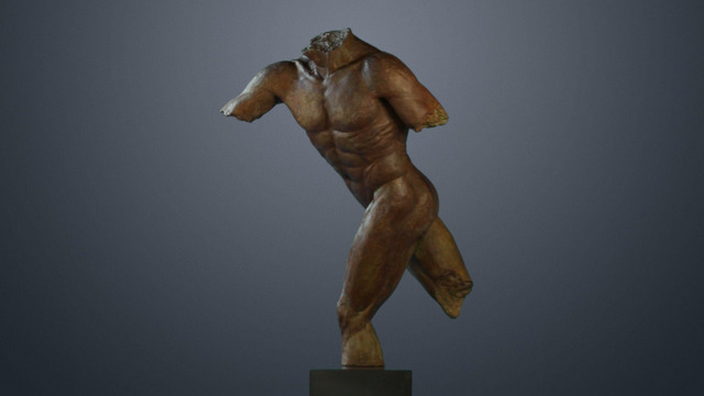Artist Willem Botha. 'Phoebus Torso' Artwork Image, Created in 2021, Original Sculpture Bronze. #art #artist