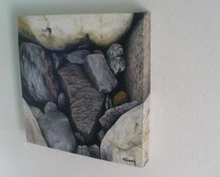 Peter Winberg: 'Close up of stones 2', 2009 Oil Painting, Still Life.  Motif from a picture taken by me. ...