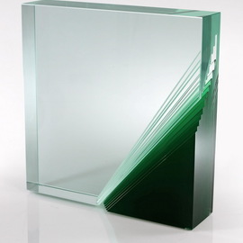 Witold Sliwinski: 'sculpture 370', 2015 Glass Sculpture, Abstract. Artist Description: The sculpture is made of many layers of glass. The Idea strikes me often when I browse through my pictures. I sort the images and select those frames which appear the most interesting to me. And those fragments I then present in my glass objects. The Concept consists ...