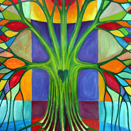 Wojtek Kowalski: 'Melancholy', 2003 Oil Painting, Psychedelic. Artist Description: colours colour artist self - taught person aborygen paintings silence quiet peace joy love freedom fulfilment happiness life depicting art painting galleries oil watercolour graphicartist' s pastels drawing pencil ink giclee tree' s nature woman  imaginations thought feeling imaginations cosmos uncertainty  rainbow psychodelizm surrealism primitiveness subconscious heart ...