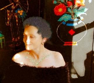 Artist Honora Aere. 'LadyAStepsOnstage' Artwork Image, Created in 2000, Original Computer Art. #art #artist
