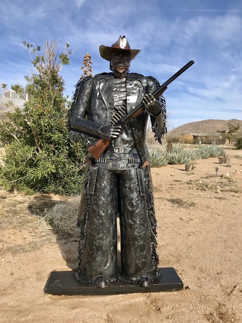 Jim Rahier  'Frisco The Cowboys Cowboy', created in 2019, Original Sculpture Steel.