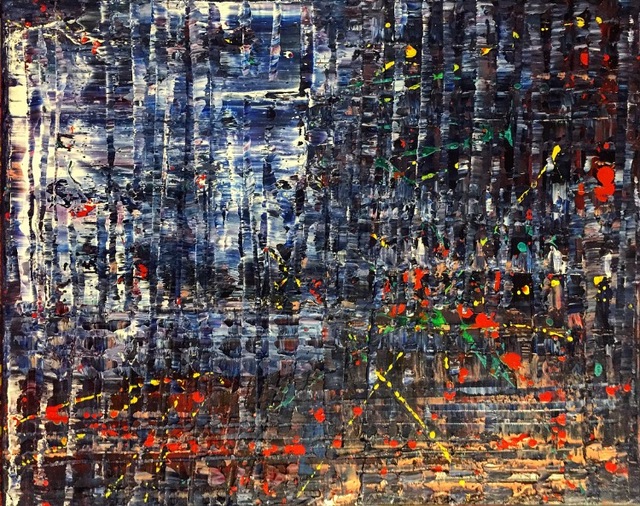 Alexander Sobolta  '88 Keys', created in 2017, Original Painting Oil.