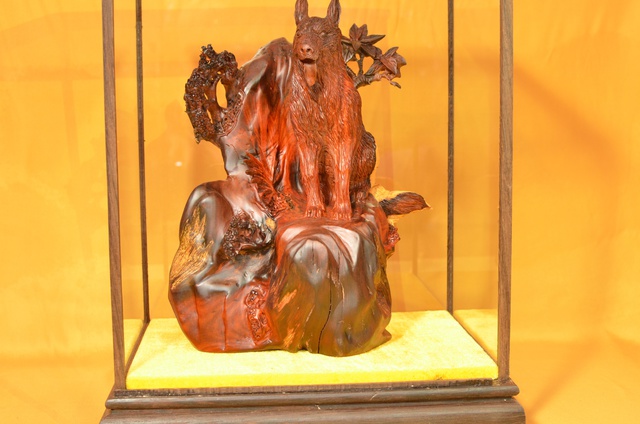 Shuili Chen  'Prosperity ', created in 2014, Original Sculpture Wood.