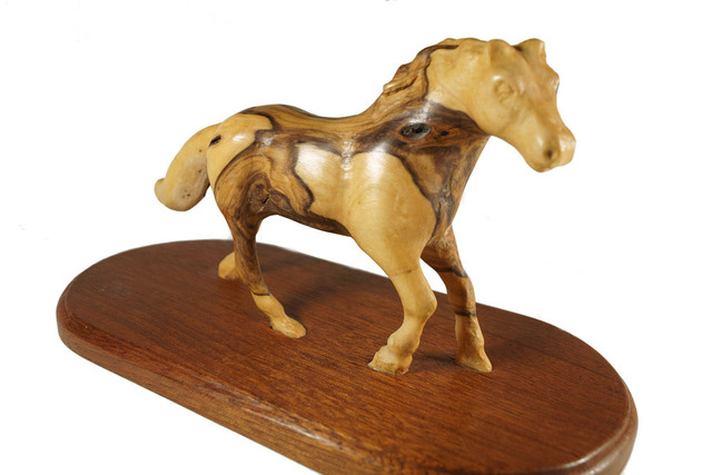 Kir Asariotis  'Horse ', created in 2013, Original Sculpture Wood.