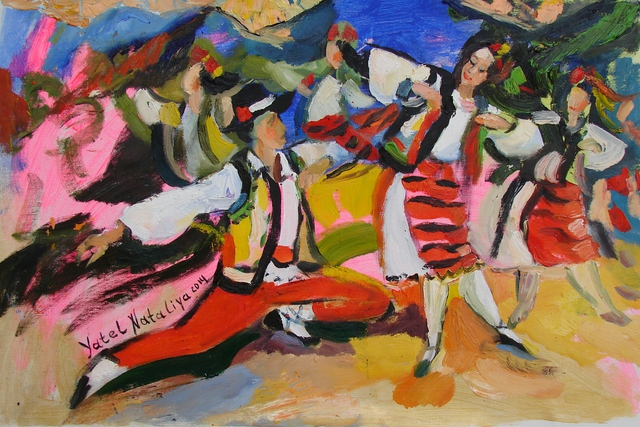 Nataliya Yatel  'Dance', created in 2014, Original Painting Oil.