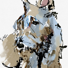 Scotch Terrier Sketch, Irina Yazeva