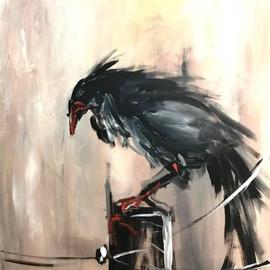 Yeganeh Khosravimanesh: 'untitled', 2020 Acrylic Painting, Birds. Artist Description: Acrylic on Canvas...