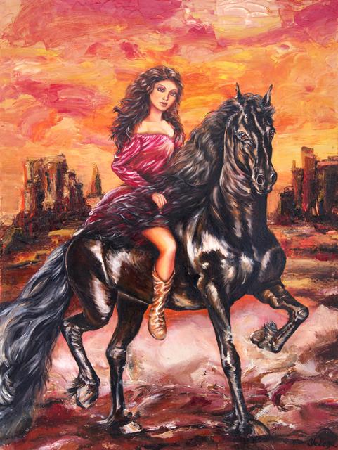 Yelena Rubin  'Wild Freedom', created in 2012, Original Painting Acrylic.