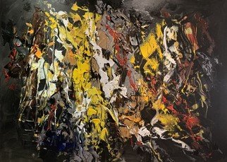 Paul Ygartua: 'black danube', 2021 Acrylic Painting, Abstract. Acrylic on canvas abstract by Paul Ygartua...