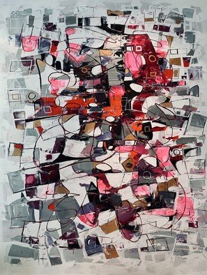 Paul Ygartua: 'break in', 2021 Acrylic Painting, Abstract. Acrylic on canvas abstract by Paul Ygartua...