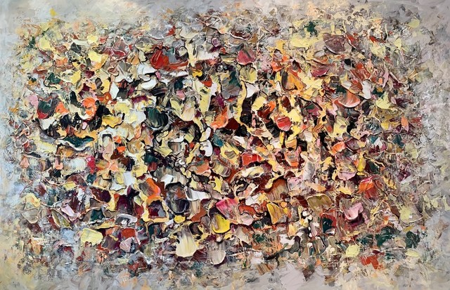 Paul Ygartua  'Fallen Leaves', created in 2021, Original Painting Acrylic.