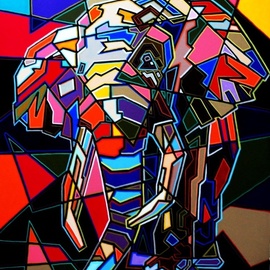 Composition Elephant, Yosef Reznikov